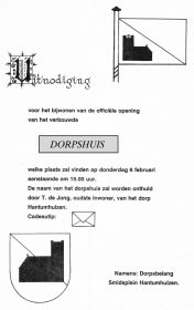 hantumhuizen   uitnodiging opening it tiksel   10 februari 1992