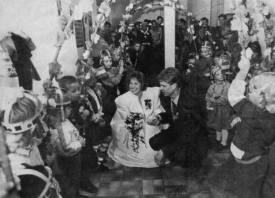 huwelijk henriette vd zee en sjoerd anema   december 1989