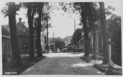 dorpsstraat hantum 1936